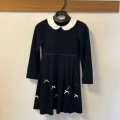 本日限り anyfam ワンピース ネイビー 130