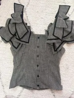 SNIDEL スクエアスリーブブラウス