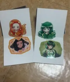 ぴちぴちピッチ キャラ副くじ ステッカー 紗羅 リナ