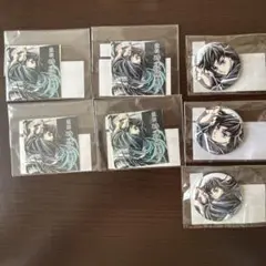 鬼滅の刃 幕間画WEBSHOPくじ　時透無一郎　缶バッジ　ステッカーセット