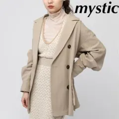 【mystic/ミスティック】Ｗテーラーサファリジャケット ベージュのサムネイル