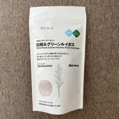 【新品未開封】MUJI 無印良品 白桃＆グリーンルイボスティー 10袋 30gのサムネイル