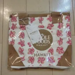 Whole Foods Market ハワイ限定花柄ランチトートバック