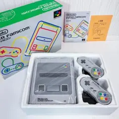 【美品】 スーパーファミコン本体 セット 任天堂 SHVC-001 初期型 箱付