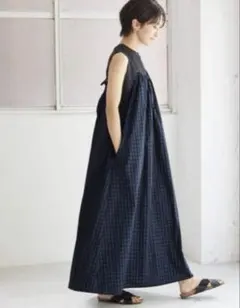 ジャーナルスタンダードrelume リネン100%ロングマキシ丈シャツ