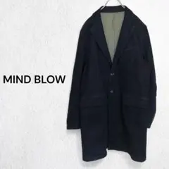マインドブロウ テーラードジャケット コート アウター デニム生地 ロング丈 M