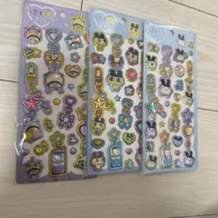 たまごっち ぷくキラチャームステッカー まめっち おやじっち みみっち