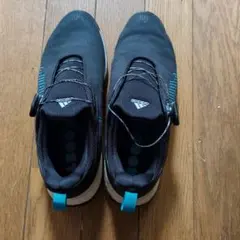 adidas ゴルフシューズ ブラック/ブルー
