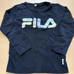 FILA ロンT 黒　120㎝　ぴったり感