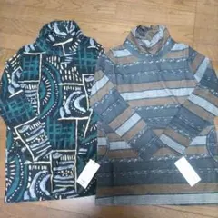 【2枚セット】ノーブランド　タートルネック表起毛(長袖)