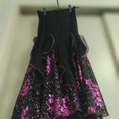 未使用☆ACROSS アクロス社交ダンススカート フレア