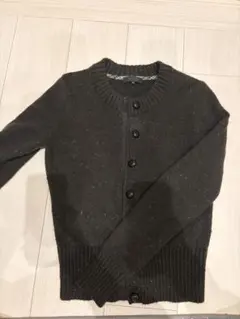 【美品】BURBERRY BLACK LABEL ニットカーディガン