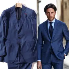 ベルベスト スーツ ネイビー　SUPER120’s 48相当　名入れあり 楽天市場】ベルベスト ベルヴェスト Belvest（スーツ｜スーツ