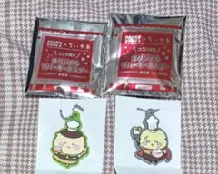 ちいかわ ココスオリジナルラバーキーホルダー くりまんじゅう ラッコ 2点セット