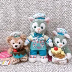 【新品】ハートウォーミングデイズ　ジェラトーニ　ダッフィー　ぬいぐるみバッジ