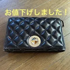 ケイトスペード　ショルダーバッグ　キルティング　バッグ　ブラック　新品未使用