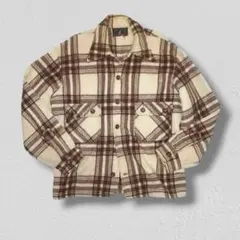 ▪️50s POLAR ビンテージ シャツ ボックスシルエット ジャケット 白