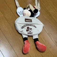 ミッキー　ウエストポーチ　ショルダーバッグ　かばん　　バッグ　ディズニー　レア