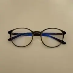 Zoff ブルーライトカットメガネ　ボストン型