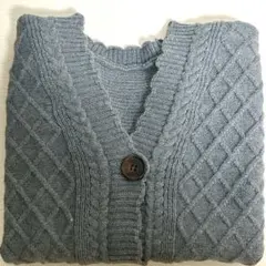 ニットベスト グレー