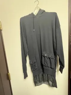 ⚠️美品！DIESEL パーカー ワンピフーディー ブラックのサムネイル