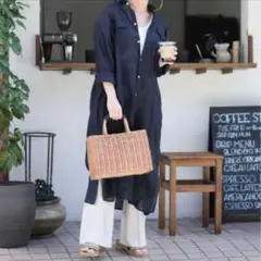 ジャーナルスタンダード レサージュ リネンシャツ ロングワンピース