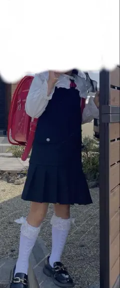 ZARA 黒 プリーツ ワンピース 6/7歳