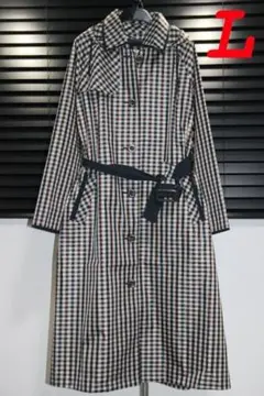 Aquascutum アクアスキュータム トレンチ ギンガムチェックレインコート