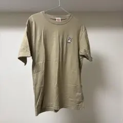 もちまる日記 ワンポイント刺繍Tシャツ サンドカーキのサムネイル