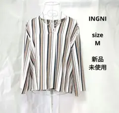 INGNI　イング　レディースブラウス　オーバーブラウス　ストライプブラウス