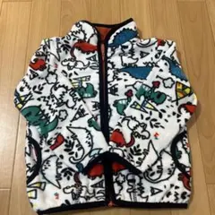 恐竜プリント フリースジャケット 100cm~