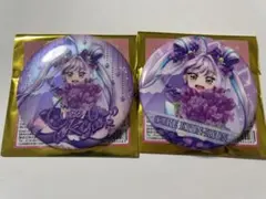 キミとアイドルプリキュア 感謝祭 缶バッジ キュアキュンキュン 2種