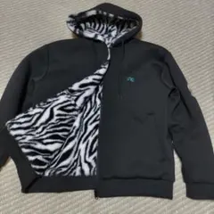 Gran Egoist エゴイスト フード付きパーカー リバーシブル ゼブラ柄