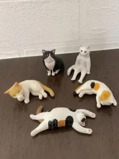 猫　フィギュア 5体セット