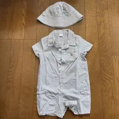 GAP 帽子、ロンパース2点セット　80