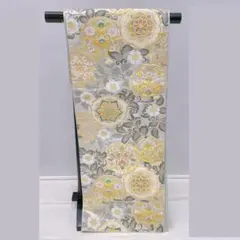 ＢＹ★3578★ 振袖用 袋帯 正絹 豪華 金糸 花柄 結婚式 成人式