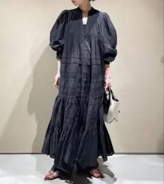 サラマリカ C.JQD FRILL LAYERED GOWN ブラック - メルカリ