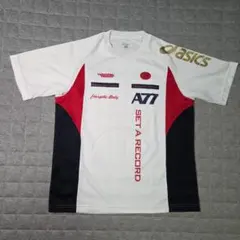 asics A77 スポーツTシャツ Mサイズ ホワイト