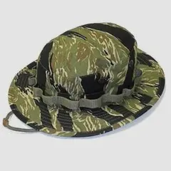 米軍 アジアンタイガーストライプカモ ブーニーハット (7 1/4, 58cm)