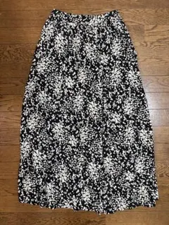 美品☆Discortディスコート総柄ロングスカート