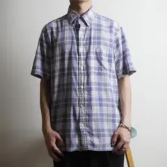 Brooks Brothers RedFleece チェック半袖シャツ/YW84