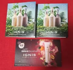 イグニス　モイストリニュークレンジングクリーム　乳液　　ⅠとⅡ