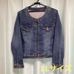 デニムジャケット　レディースLLサイズ