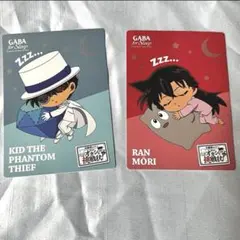 名探偵コナン GABA コラボ カード 毛利蘭 怪盗キッド セット