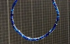 【高品質】◆天然無処理&濃色 ブルーサファイア ブレスレット「青い石」