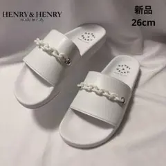 新品 HENRY&HENRY ヘンリーヘンリー 180 サンダル ソリッド 26
