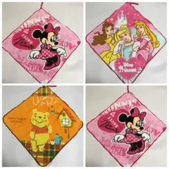 SALE★Disney ループ付きタオル 4枚セット
