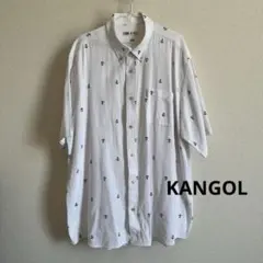 KANGOL アンカー柄 マリン ボタンダウン シャツ コットンのサムネイル