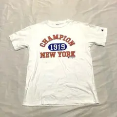 大人気！champion チャンピオン 3段プリント Tシャツ