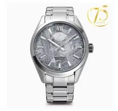 オリエントスター 75周年　メテオライト文字盤